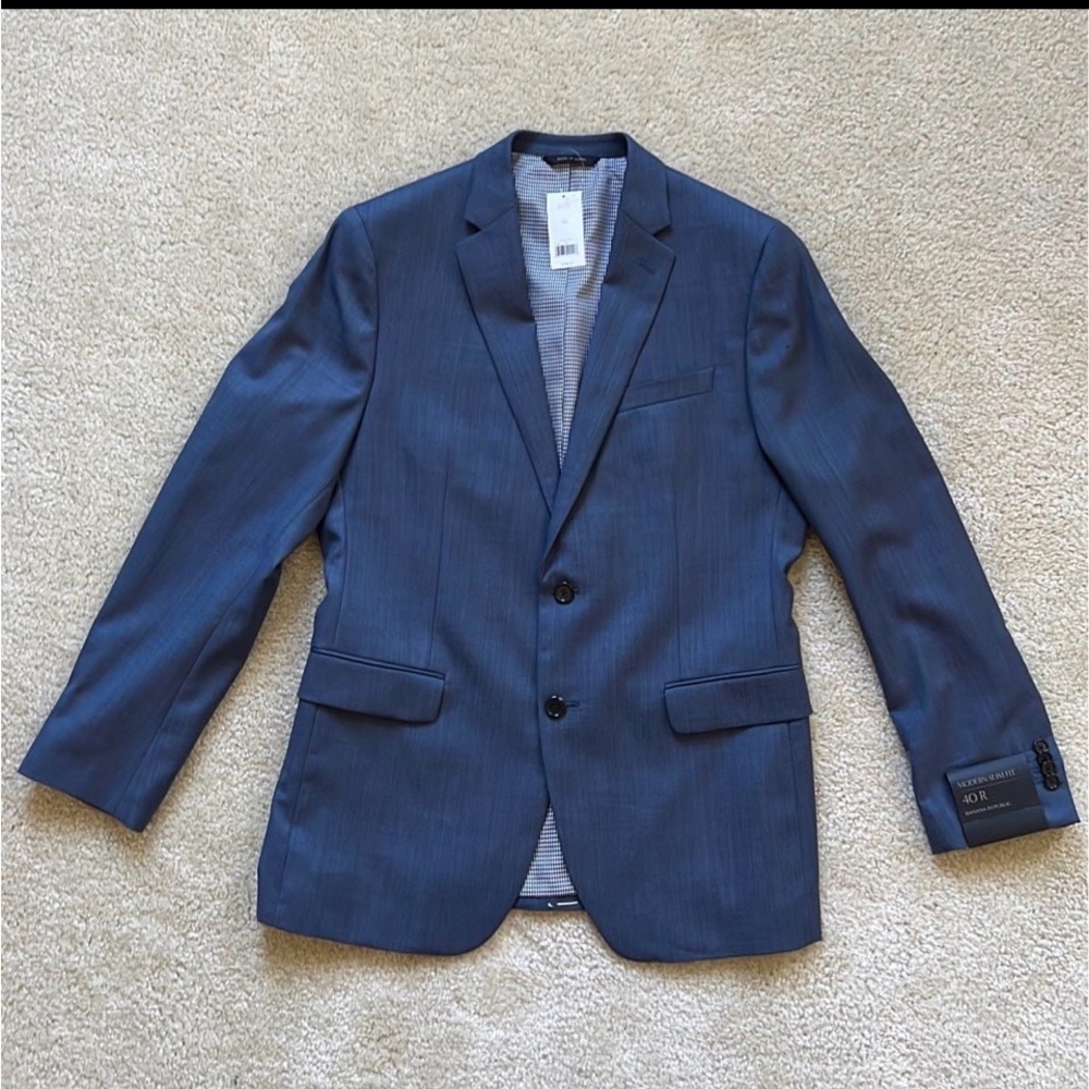 Banana Republic Men’s Blue Modern Slim Fit Suit Set 40R 32x32 NWT